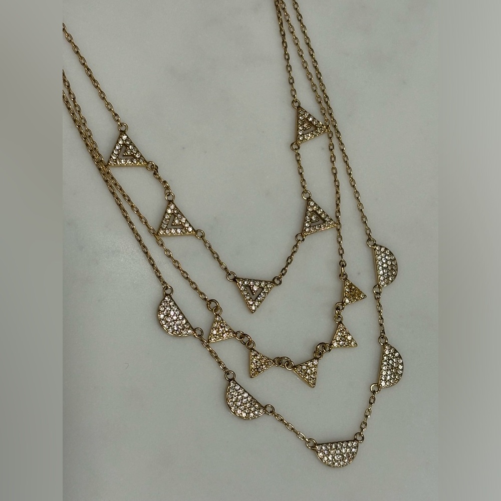 Stella & Dot Gold Layered Necklace